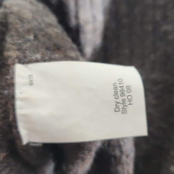 J Crew Sweater Mens Size L Lambs Wool Argyle Sweater Gray Tan - Picture 8 of 10